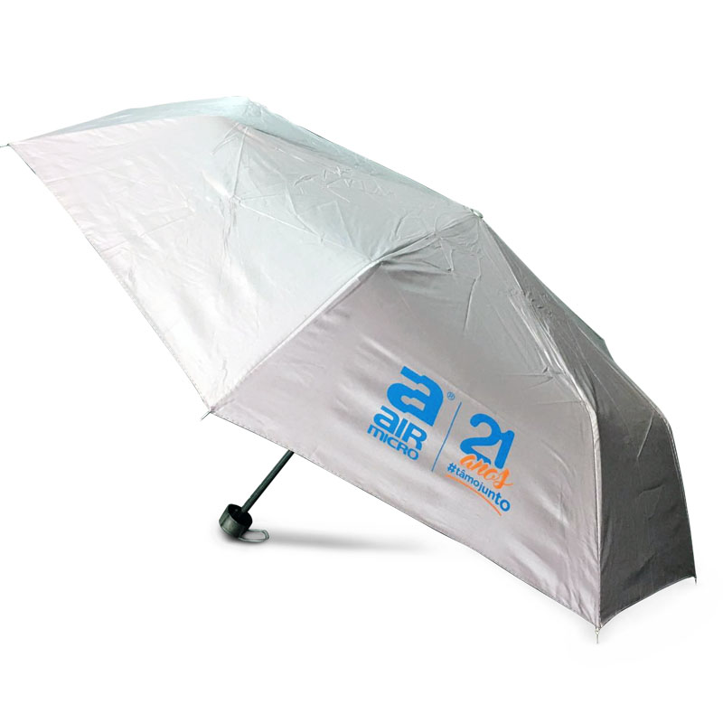 personalização com silkscreen em guarda-chuva